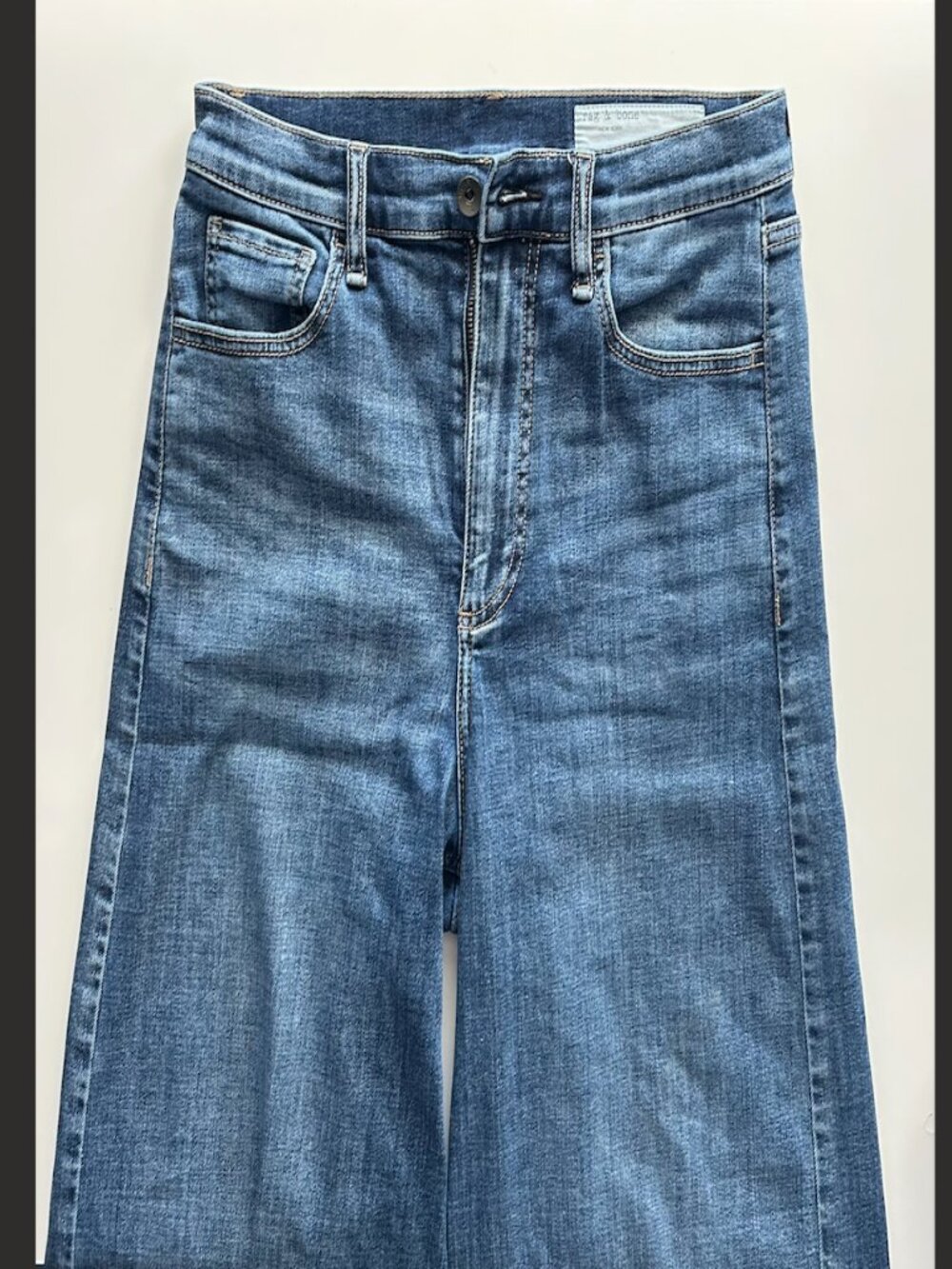 Rag and Bone Serena High-Rise Crop